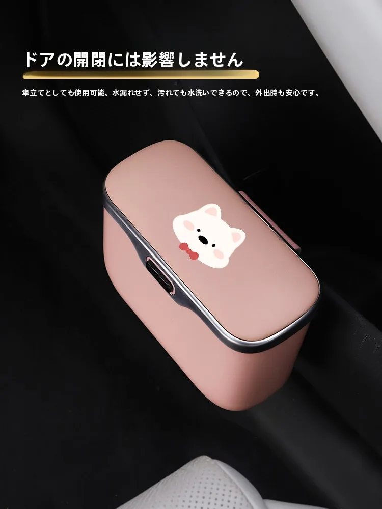 高級感ある車載ゴミ箱：蓋付き・吊り下げ式で車内収納を最適化