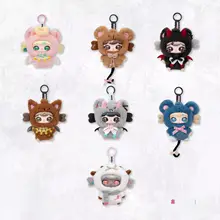 可愛いフワフワキャラクターのフィギュア【ララミのぬいぐるみ・盲盒デザイン・ギフトに最適】