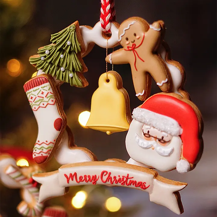 アイシングクッキー型 クリスマスリース クリスマスツリー DIY 手作り オーナメント