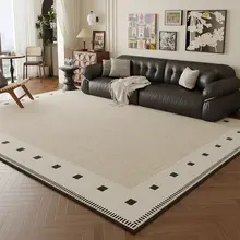 モダンなデザインのリビングルーム用ラグ【カーペット・ソファー＆テーブル用・ベッドサイドに最適】