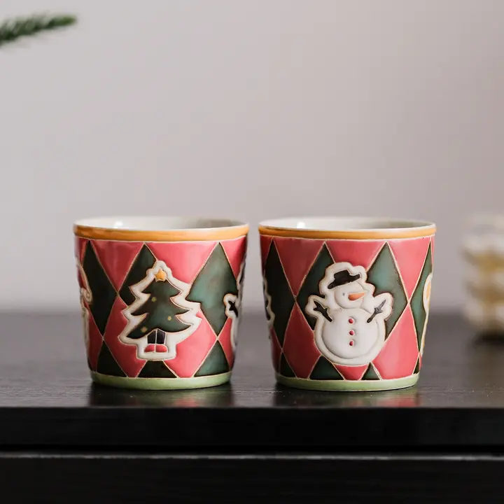 オリジナルデザインのセラミックコーヒーマグカップ【クリエイティブ・ギフト用】