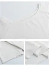 黒のオフショルダー短袖Tシャツ【夏用・ゆったりシルエット・体型カバー・デザイン性あり】