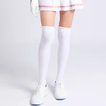 SWAN LOVE GOLF ゴルフ用 膝上丈ソックス【女性用・通気性・滑り止め・防臭・純綿】