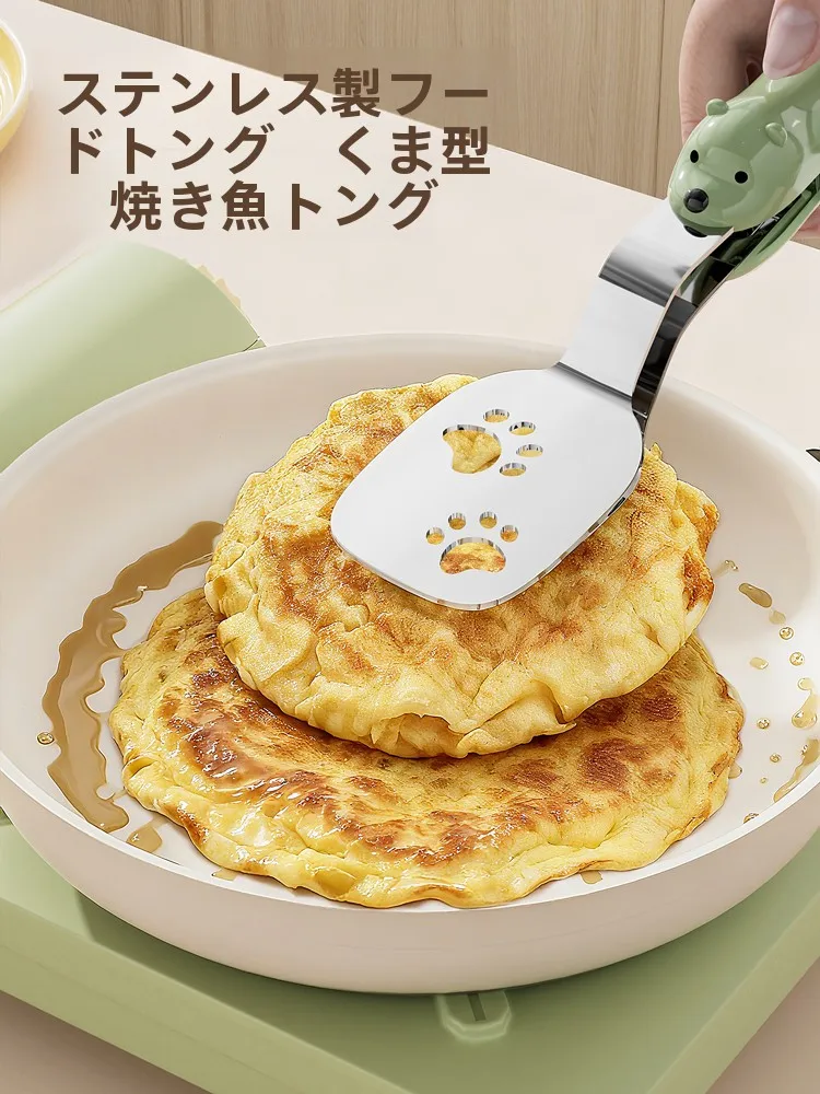 カートンデザインのステンレスフライターンナー：耐熱・多機能で家庭料理を簡素化