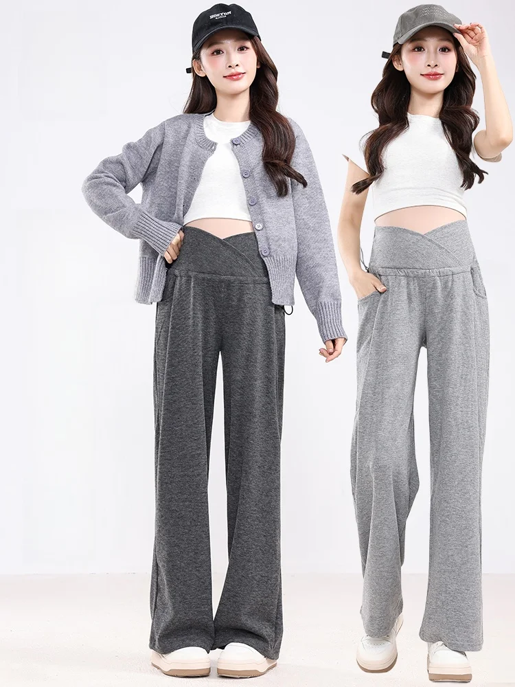 マタニティウェア人気ブランドMiiOWの裏起毛パンツ：冬用加绒スタイルの実用性とサイズ適合性