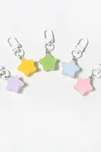 キーホルダー 五芒星 チャーム シンプル スター バッグチャーム アクセサリー 「JOJO'S」