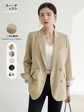 春秋用 レディースショートジャケット【ゆったりとしたデザイン・カジュアル・高級感】