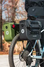 自転車リアキャリアバッグ 防水 ロングライディング用 荷物旅行に適した