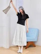 スカート レディース 韓流 甘め キュート  定番 着回し おしゃれ 夏 「IEF」