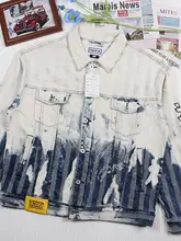ビンテージ風 アメリカンスタイル デニムジャケット【ゆったりタイプ・ウォッシュ加工】
