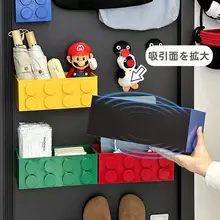 壁掛けリモコン収納ボックス【穴あけ不要・マグネット式・テレビ・エアコン用】