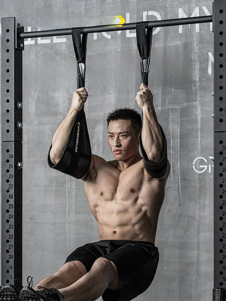 FitterGear 腹筋トレーニング用 ハンギングベルト【家庭用・懸垂・レッグレイズ対応】