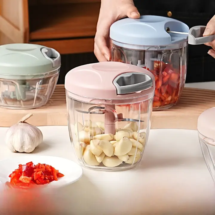 手動にんにく潰し器【キッチン用・食材調理・コンパクトデザイン】