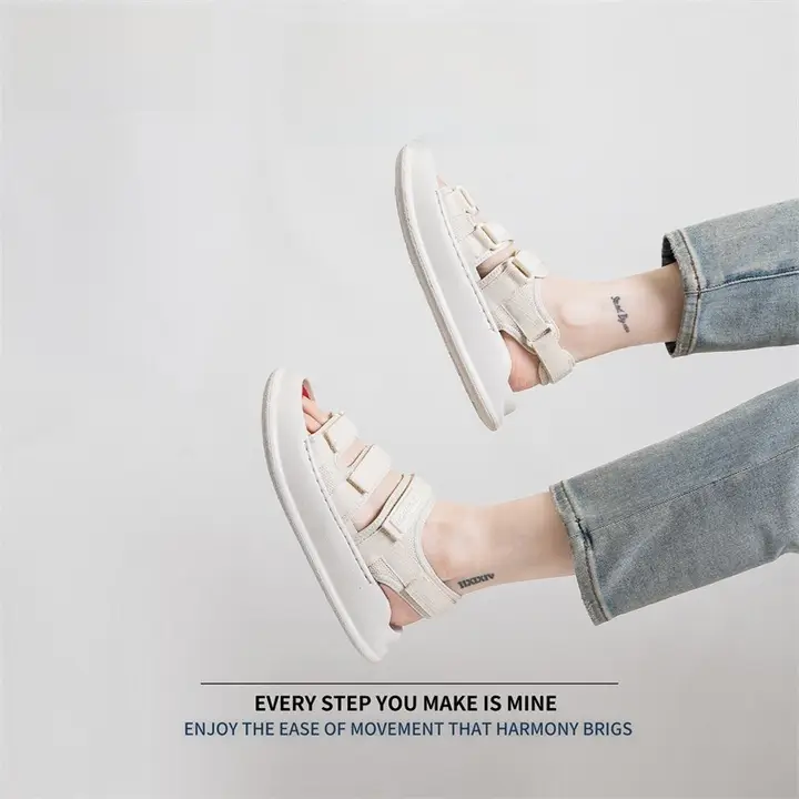 快適な履き心地！厚底サンダル【魔法のテープ・春夏用・ビーチシューズ】