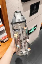 2000ml 大容量水筒【高温耐性・吸管付・スポーツ用】