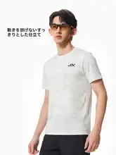 LINING 流行の短袖ランニングTシャツ【速乾・涼感・男性用】