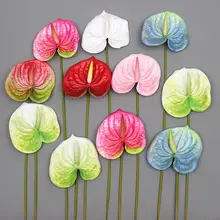 リアルな触感の造花 アンスリウムとフラミンゴのインテリア装飾【ウェディング用】