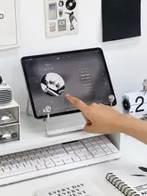 金属タブレットスタンド【デスク用・Apple・Huawei対応・寝ながら視聴可】