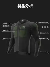 ロックブラザーズ バイク用プロテクタージャケット【男女兼用・夏用・メッシュ・通気性・防護装備】