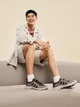 通気性のあるメッシュデザインの男性用カジュアルシューズ【軽量・ソフトソール・オールマッチ】