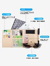 車用サンシェード収納クリップ【多機能・メガネクリップ・カードポケット付き】