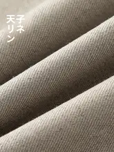 スラックス メンズ リネン カーキ ドレープ感 ストレート ワイド 上品 通勤 オフィスカジュアル カジュアル 春夏