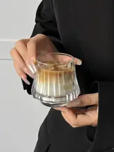 富士山デザインのガラスカップ【高級感あふれる・コーヒー用】