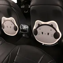 可愛い猫デザインの車用防汚マット【ドア防キズ・汚れ防止】