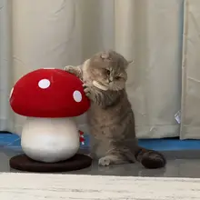 耐久性のある立式猫爪研ぎ柱【家用・省スペースデザイン・一体型】