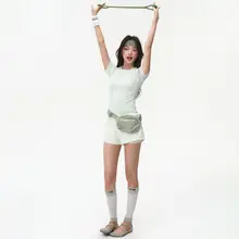 速乾性の女性用トレーニングショートパンツ【ランニング・ヨガ・ピラティス・ボディフィット・防透視】（セットアップ対応）