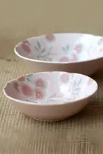 和風陶磁器 食器セット【桜模様・ボウル・スープボウル・大皿】（セットアップ対応）