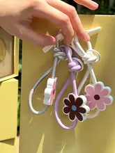 春夏新色のスマホチェーンストラップ【可愛い花モチーフ・小さめデザイン】