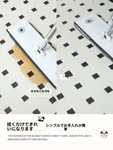 キッチン用滑り止め防油マット【大面積・ワイプ可能・防水】