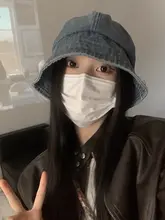 秋冬用フェミニンフラットバケットハット【ゆったりとしたフィット感・インスタ風】