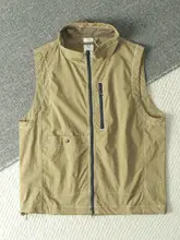 秋季用 メンズ アウトドアスポーツベスト【速乾・透湿・立襟デザイン】