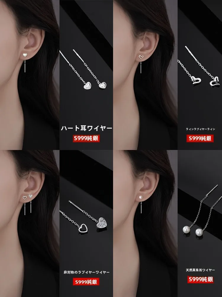 純銀製フェイスラインイヤリング：女性向け丸型スクエアデザインの実用性と価格帯解析
