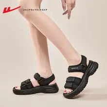 ファッションマジックテープサンダル【厚底・軽量・便利】