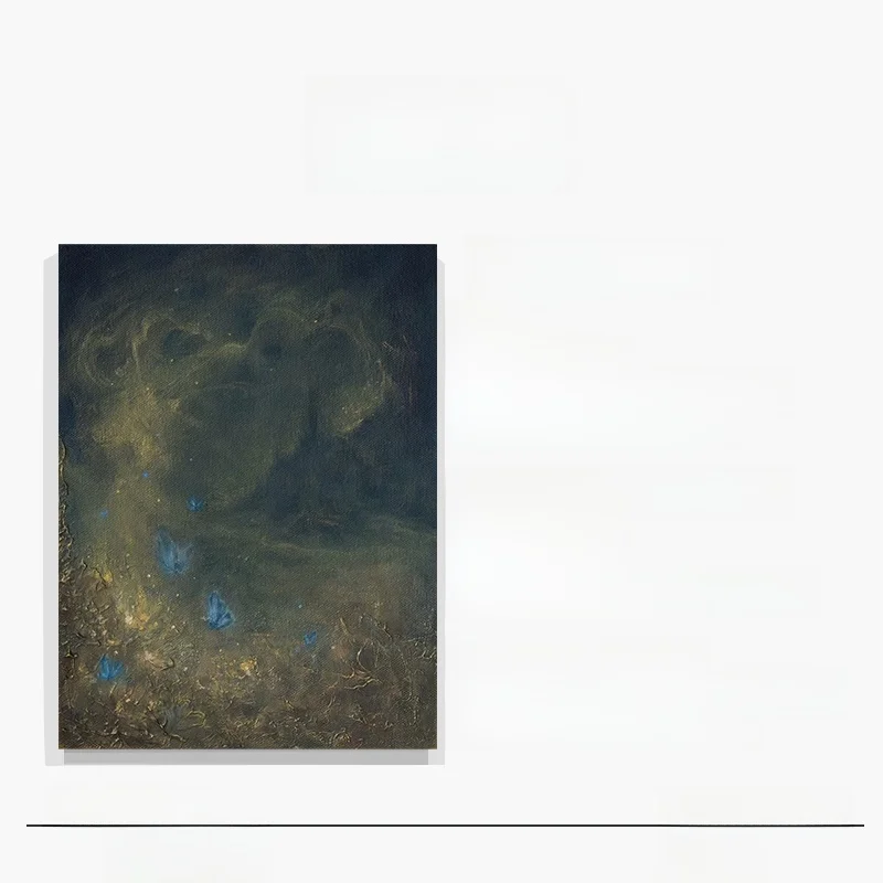 優雅なテクスチャーのアートパネル：手描きデザインでリビングを現代的におしゃれに
