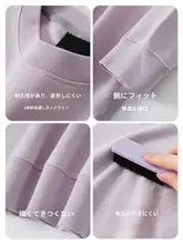 淡紫色 クルーネック スウェットシャツ【ユニセックス・アメリカンスタイル・極上の柔らかさ・ルーズフィット】