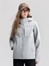 フード付き暖かさが際立つ女性用カーディガン【アウトドア・厚手・冬用】
