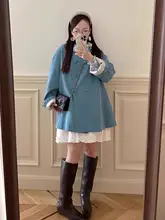 小柄向けのカジュアルケープ風トレンチコート【リボンディテール付】