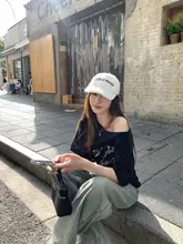 夏用 薄手 ゆったりシルエットのデニムパンツ【ビンテージ仕上げ・ストレート・トレンド】（セットアップ対応）