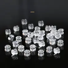 耳釘用シリコン製キャップ【落下防止・耳痛軽減・イヤリングアクセサリー】