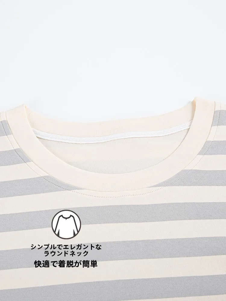 夏用カップルパジャマ【綿100％・ストライプ・半袖】（セットアップ対応）の激安通販はどこで？