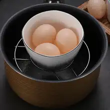 ステンレス製 電気炊飯器用蒸し器【家庭用・蒸し野菜・高脚デザイン】