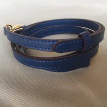 宝石ブルーのカラフルショルダーストラップ【斜め掛け対応・バッグ用アクセサリー】