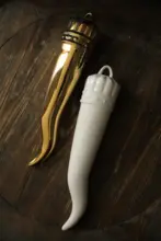 イタリア製セラミック牛角装飾品【荒々しい力のテーマ】