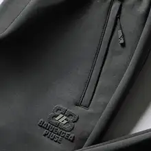 男士スポーティパンツ【ゆったりストレート・ウエストゴム・秋冬用】