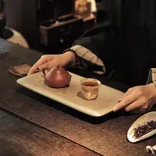 木製大漆茶盤【マット仕上げ・茶道用・ハンドメイド】