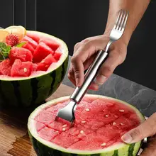 多機能スイカカッター【ステンレス製・家庭用・二刀式】